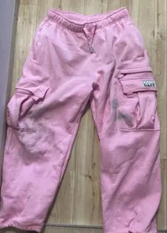 PRO CLUB ピンク カーゴパンツ スウェットパンツ