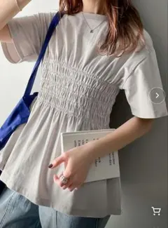 Classical Elf シャーリング 半袖 Tシャツ ライトグレー Mのサムネイル