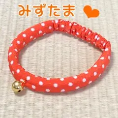 No.116 ハンドメイド　ちりめん生地の猫の首輪