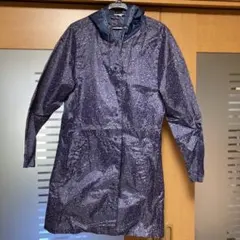 レインコート　花柄　収納袋付き