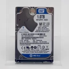 WD 1TB HDD 2.5インチ 6621h 正常判定
