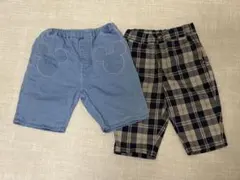 【値下げ】petti main ハーフパンツ・クロプットパンツセット