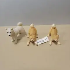 Miniature planetフィギュア 柴犬3体セット