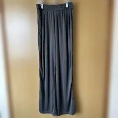 ワイドイージーパンツ ダークグレーＬＬ【新品未使用】
