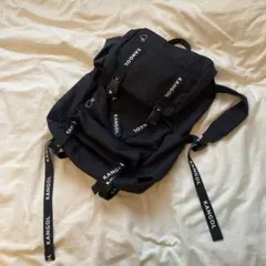 KANGOL ブラックリュック 大容量