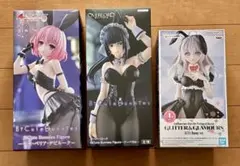 網タイツバニーフィギュア　3点セット