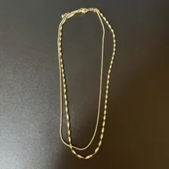 コ*ト様 ゴールド ツイストチェーンネックレス