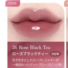 新品 未使 dasique ジューシーデュイティント 26 ローズブラックティーのサムネイル