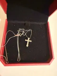 プラチナ900 0.5ct クロス ダイヤモンド