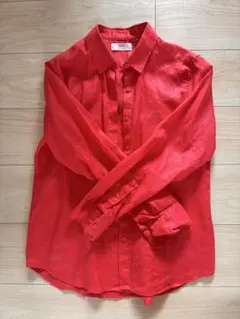 UNIQLO＊プレミアムリネンシャツ(size:M)