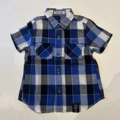 BeBe 半袖チェックシャツ