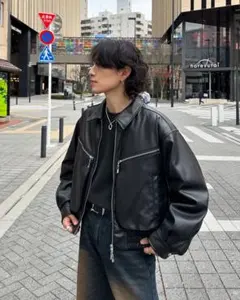 値下げ　HALEI & LEATHER ライダースジャケット ※4/28まで出品 値下げ HALEI & LEATHER ライダースジャケット ※4/28まで出品 - メルカリ