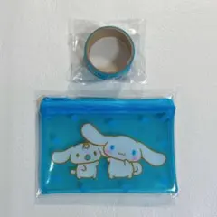 サンリオ シナモン シナモロール フラットポーチ マスキングテープ まとめ売り
