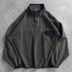 2015年 Patagonia シンチラ スナップT フリース グレー 灰色 L - メルカリ