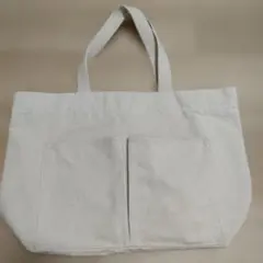 無印良品　キャンバス トートバッグ 生成り