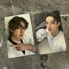 StrayKids スキズ　KARMA 通常盤　両面トレカ　２種 バンチャン