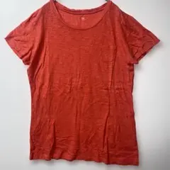ギャップ 半袖 Uネック ポケットTシャツ L 橙 部屋着 スポーツのサムネイル