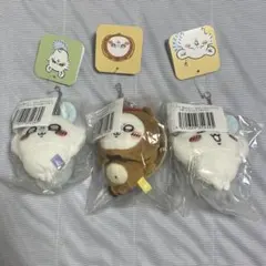 ちいかわ　モモンガだらけくじ　たぬきだもんくじ　マスコット3点