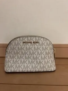 MICHAEL KORS ロゴポーチ ホワイト