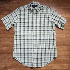 ブルックスブラザーズBROOKS BROTHERS　チェック柄半袖BDシャツ　S