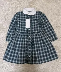新品　ラルフローレン チェック　フリルワンピース