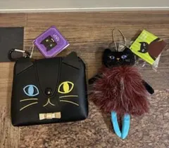 【2026】KALDI カルディ ハロウィン　モコネコ　クロネココインケース