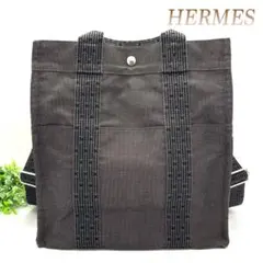 HERMES エールライン アド MM リュックサック バックパック グレーのサムネイル