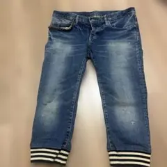 ヒステリックグラマー　デニムパンツ ストライプ裾付きのサムネイル