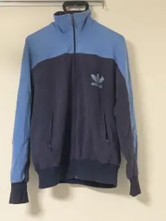 adidas original トラックジャケットGr. 48 青/紺