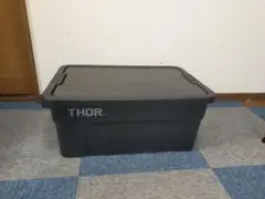THOR ブラック コンテナ2個セット【天板付き】※バラ売り不可 THOR ブラック コンテナ2個セット【天板付き】※バラ売り不可