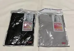 ユニクロ ヒートテック UネックT(半袖) 2枚セット サイズL