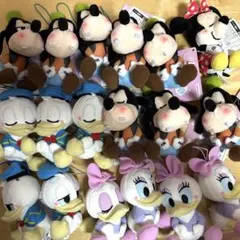 ミッキー&フレンズ むにゃすや マスコット デイジー ドナルド グーフィー