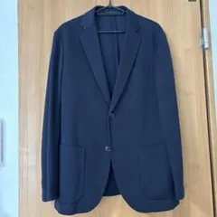 【美品】 UNIQLO(ユニクロ)メンズ コンフォートジャケットM ネイビー