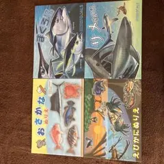 おさかなぬりえ本4冊セット