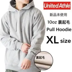 新品 ユナイテッドアスレ 10oz プルオーバー パーカー 裏起毛 グレー XL