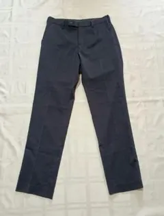 73　76　ユニクロ　感動パンツ　ブラック　黒　462179　パンツ　スラックス