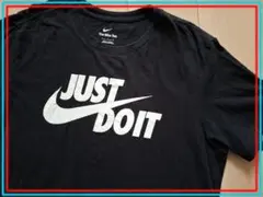 NIKE ナイキ Just Do It. ロゴプリント 半袖 Tシャツ ブラック