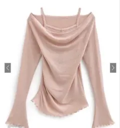 GRL グレイル レイヤード風オフショルニットトップス[ac2508]新品未使用