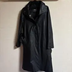 49AV.ジュンコシマダ羊革ラムレザーロングコート 黒38 レザージャケット