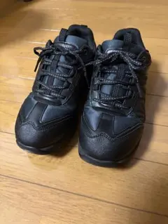 DUNLOP 防水×幅広/軽量　 ブラック・カーキスニーカー 25cm