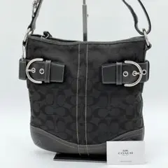 【良品】COACH ポシェット サコッシュ トートバッグ 2way キャンバス