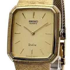 美品 電池交換済 SEIKO セイコー ドルチェ クォーツ 1986年製 稼働品