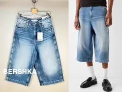 ★新品/ドイツ輸入品/BERSHKA/スーパーバギーデニムジョーツ/UL/30★のサムネイル