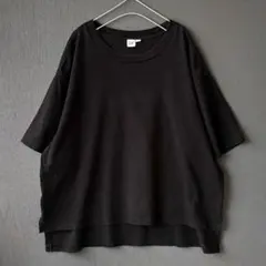 GAP ギャップ オーバーサイズ Tシャツ 短丈 黒