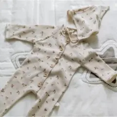 【新品】80cm ロンパース 帽子2点セット　カバーオール　韓国　海外子供服