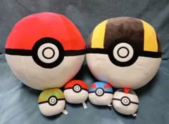 ポケモン モンスターボール ぬいぐるみ 6点セット