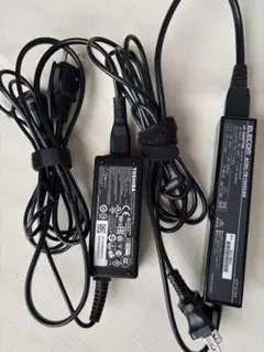 TOSHIBA /ELECOM アダプター 19V 3.42A 2点セット