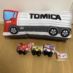 トミカ クッション ぬいぐるみ ミニカーセットのサムネイル
