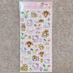 サンリオ　ラメ入り樹脂もりシール