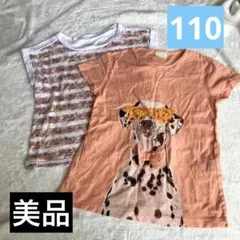 セール❗️美品❗️ZARA Tシャツ　半袖　110 2枚セット